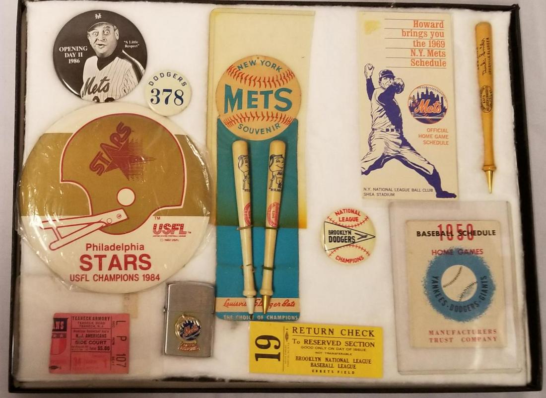 New York Mets & Dodgers Souvenir Tray Lot (1 of 4)