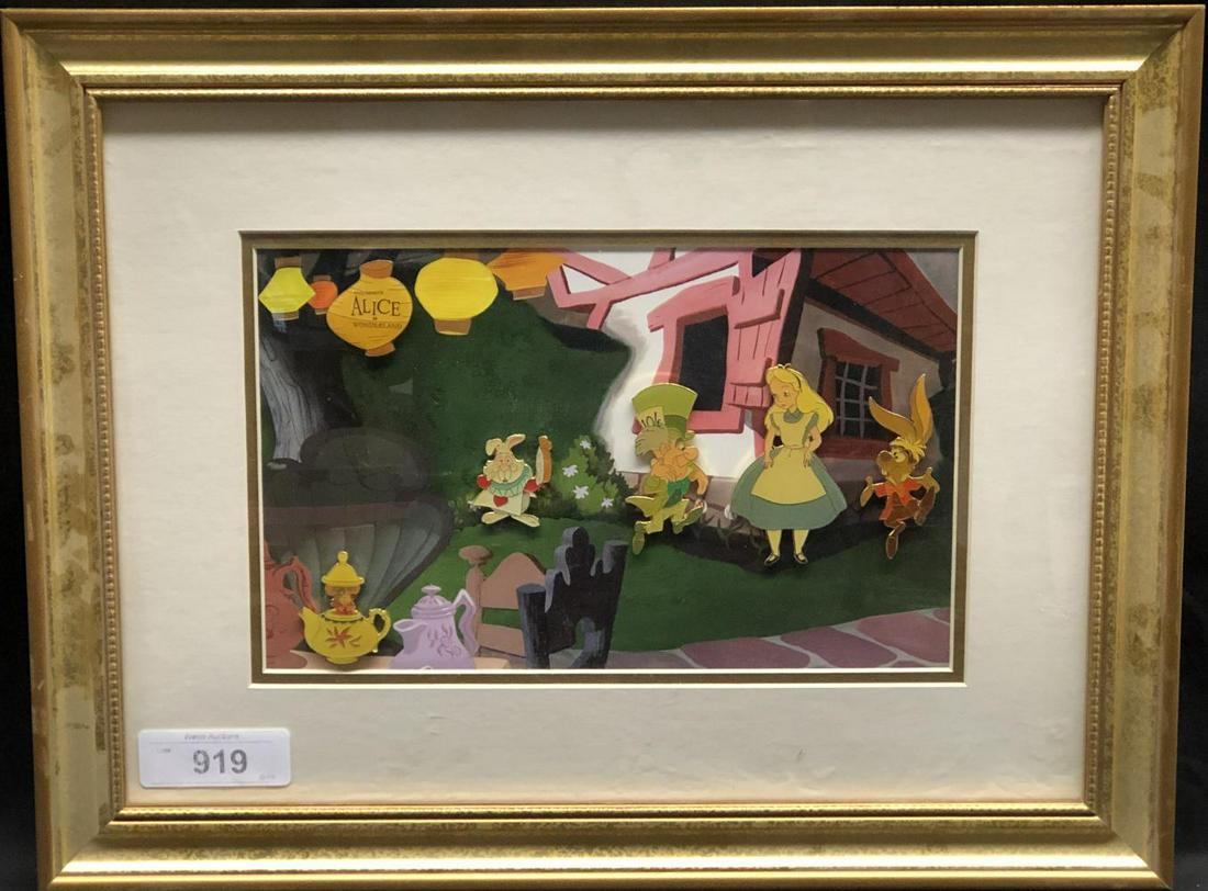 Walt Disney LE Alice In Wonderland Framed Pin Set (1 of 3)