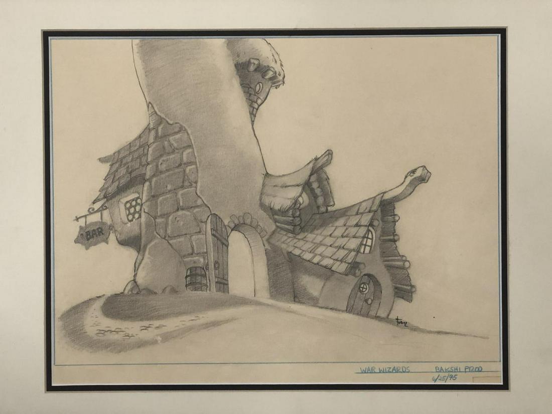Toby Bluth. War Wizards. Concept Drawing. (1 of 2)