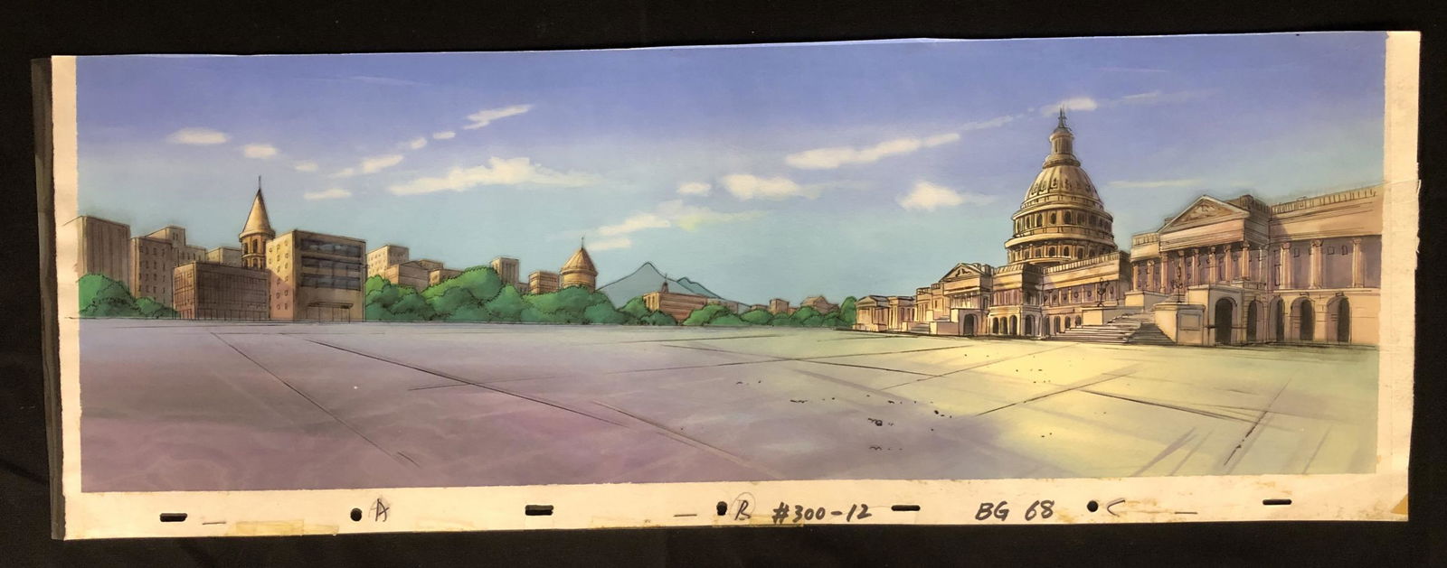 X-Men Pan Production Background. (1 of 2)