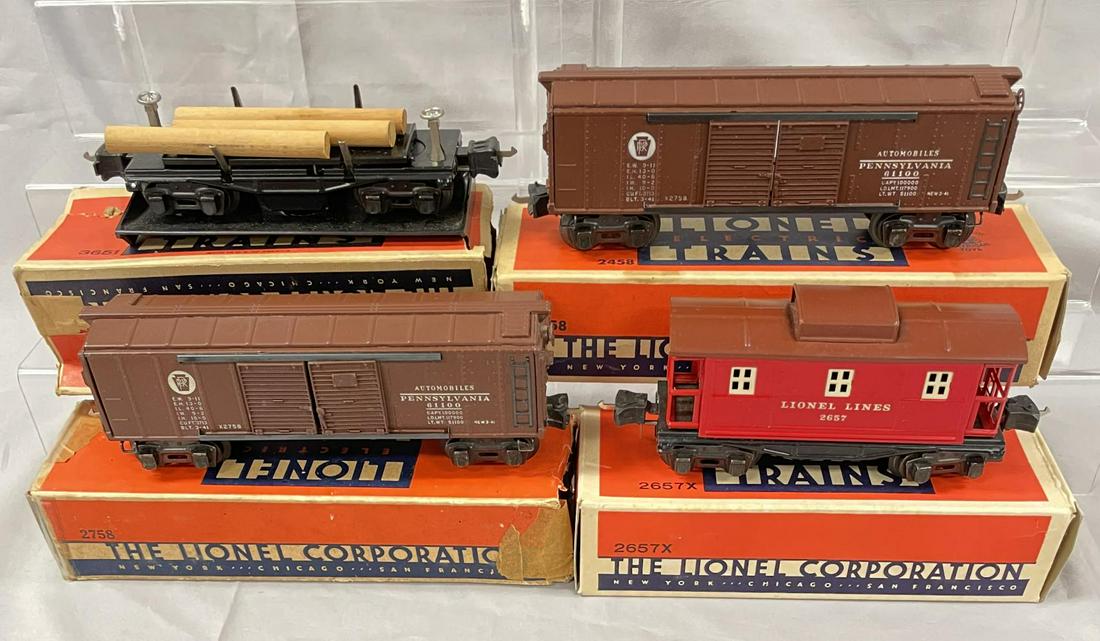 4 Boxed Late Lionel Freight Cars (1 of 5)