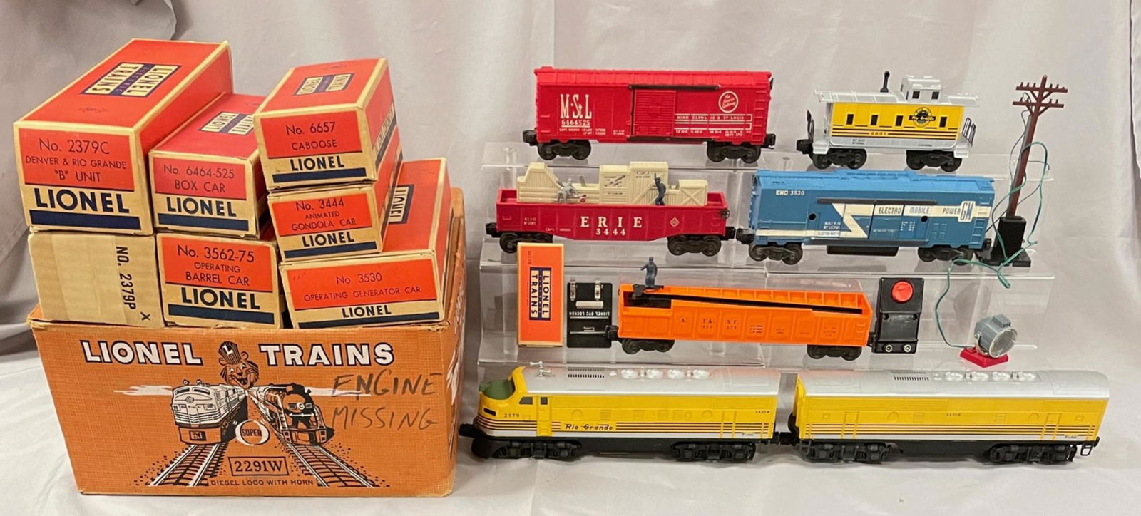 Nice Boxed 1957 Lionel 2291W Rio Grande Set (1 of 10)