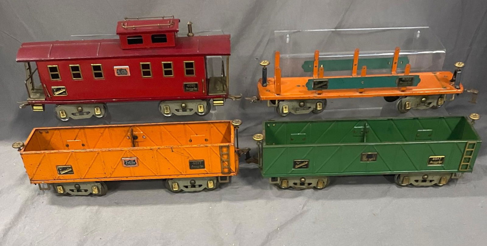 4 American Flyer ST GA Freight Cars (1 of 6)