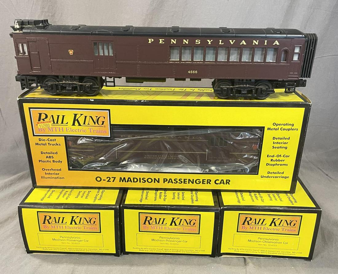 MTH RailKing PRR Passenger Set (1 of 3)