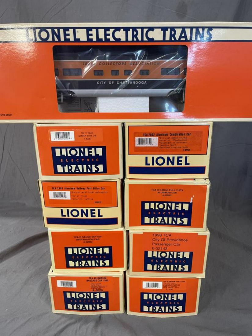 9 Lionel TCA Smooth Side Passenger Cars (1 of 2)