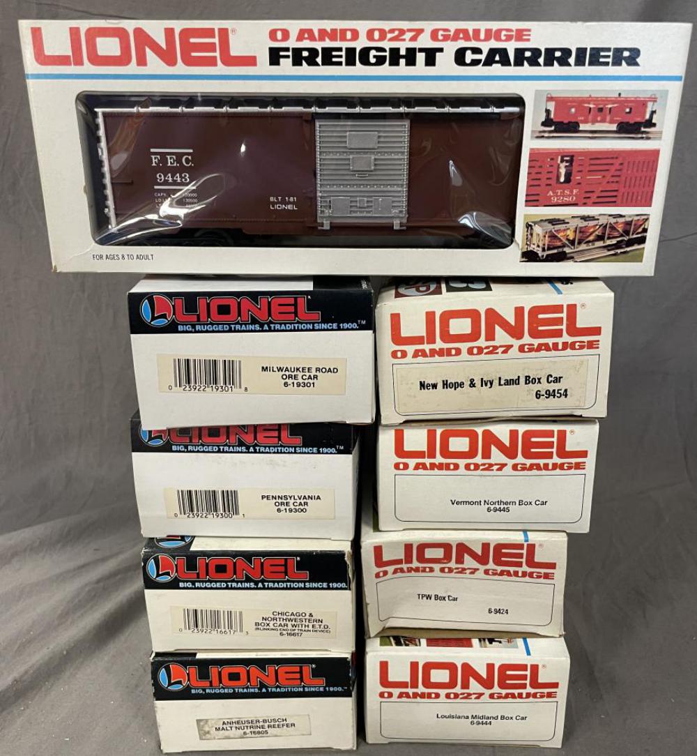9 Lionel MPC Freight Cars (1 of 2)