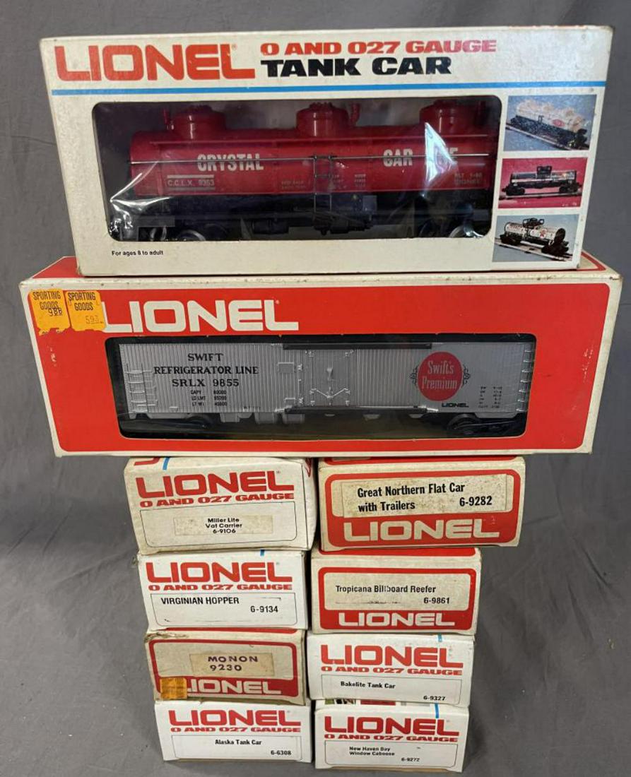 8 Lionel MPC Freight Cars (1 of 2)