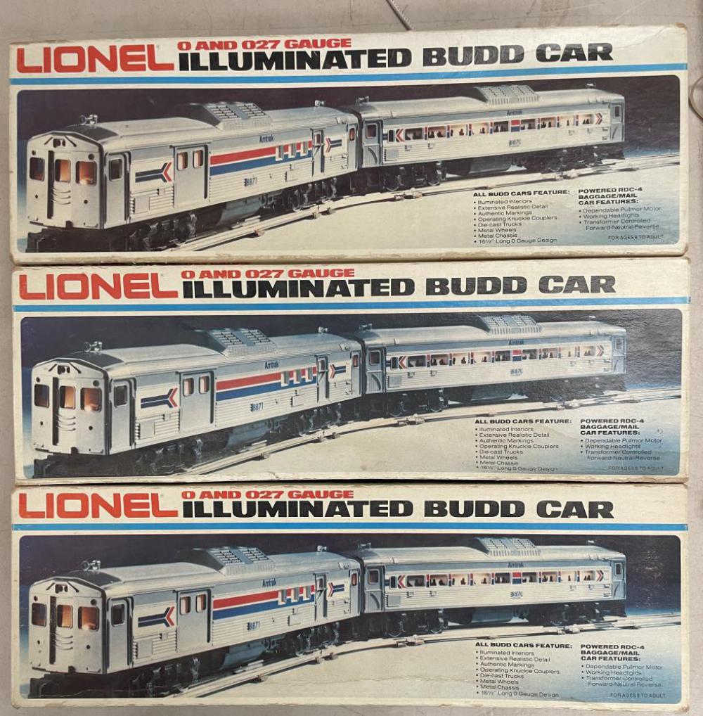 3pc Lionel MPC Budd Train Set (1 of 2)