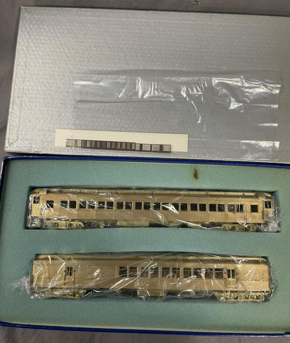 Custom Brass HO Coach and RPO Set (1 of 3)