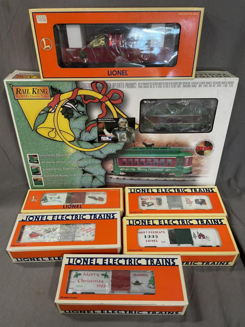 7pc Modern Lionel and MTH Holidays Train Group (1 of 6)