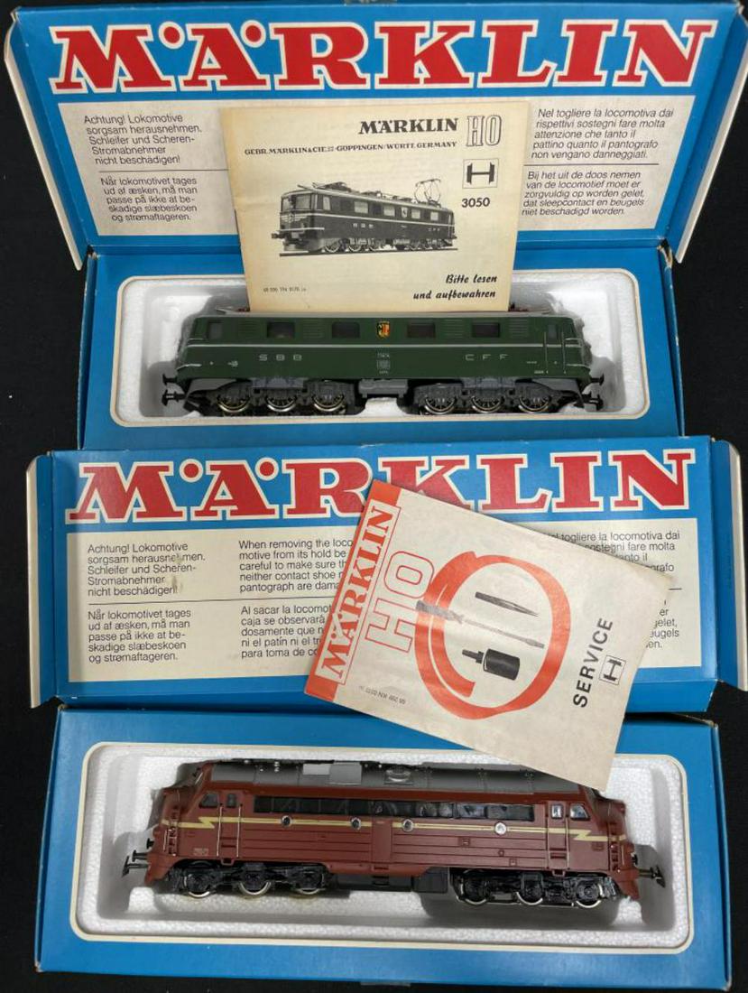 Vintage Marklin HO 3050 and 3068 Locomotives (1 of 2)