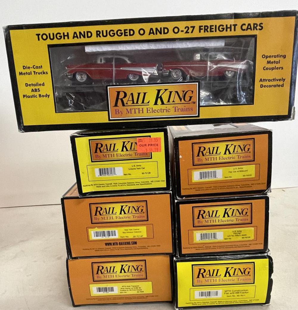 7 MTH RailKing Freight Cars (1 of 3)