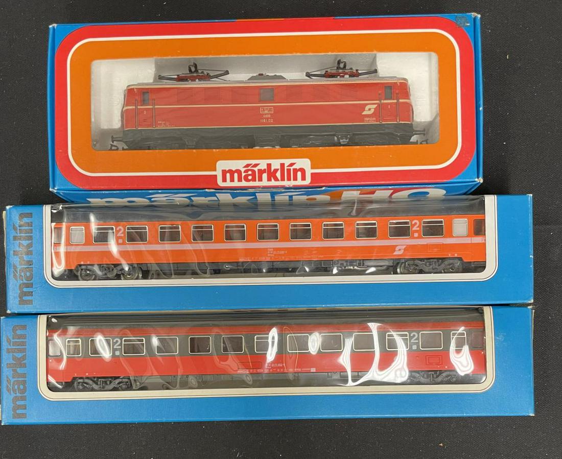 3p Marklin HO Swedish Passenger Set (1 of 2)