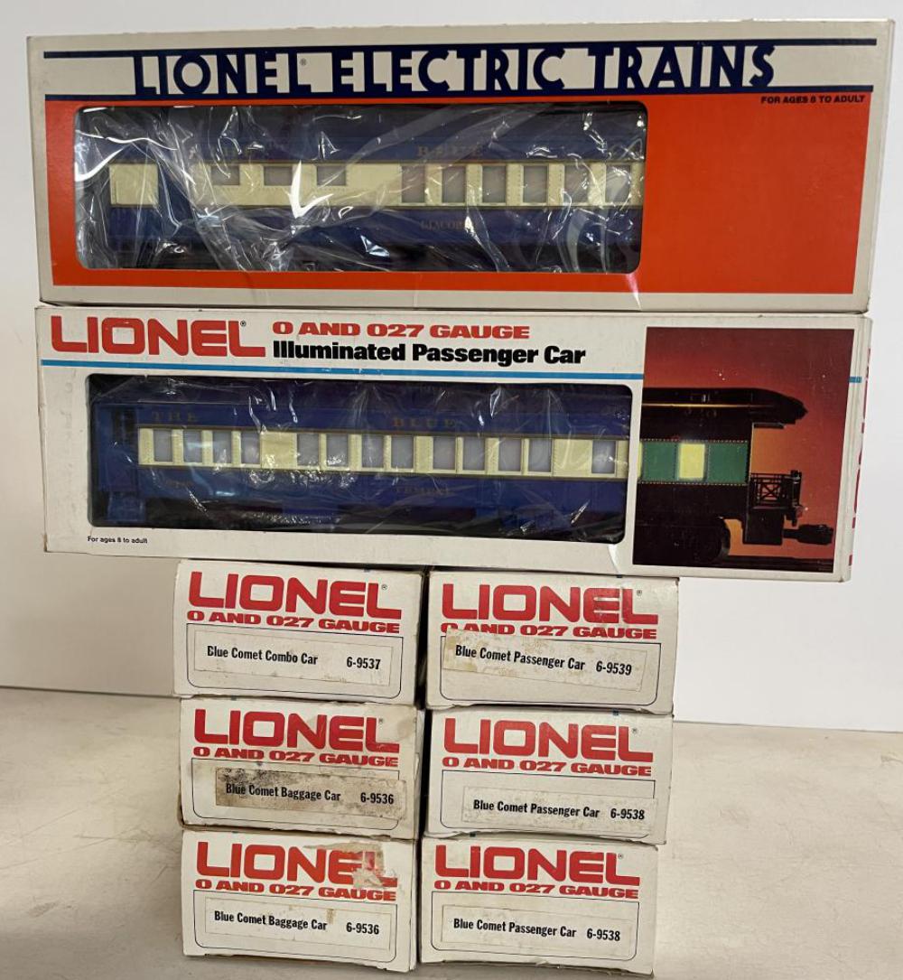 8 Lionel MPC Blue Comet Passenger Cars (1 of 2)