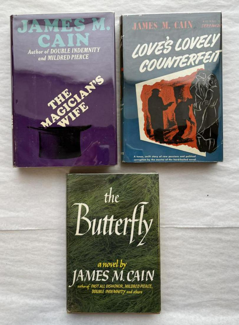 James Cain. Lot of Three Volumes. (1 of 2)
