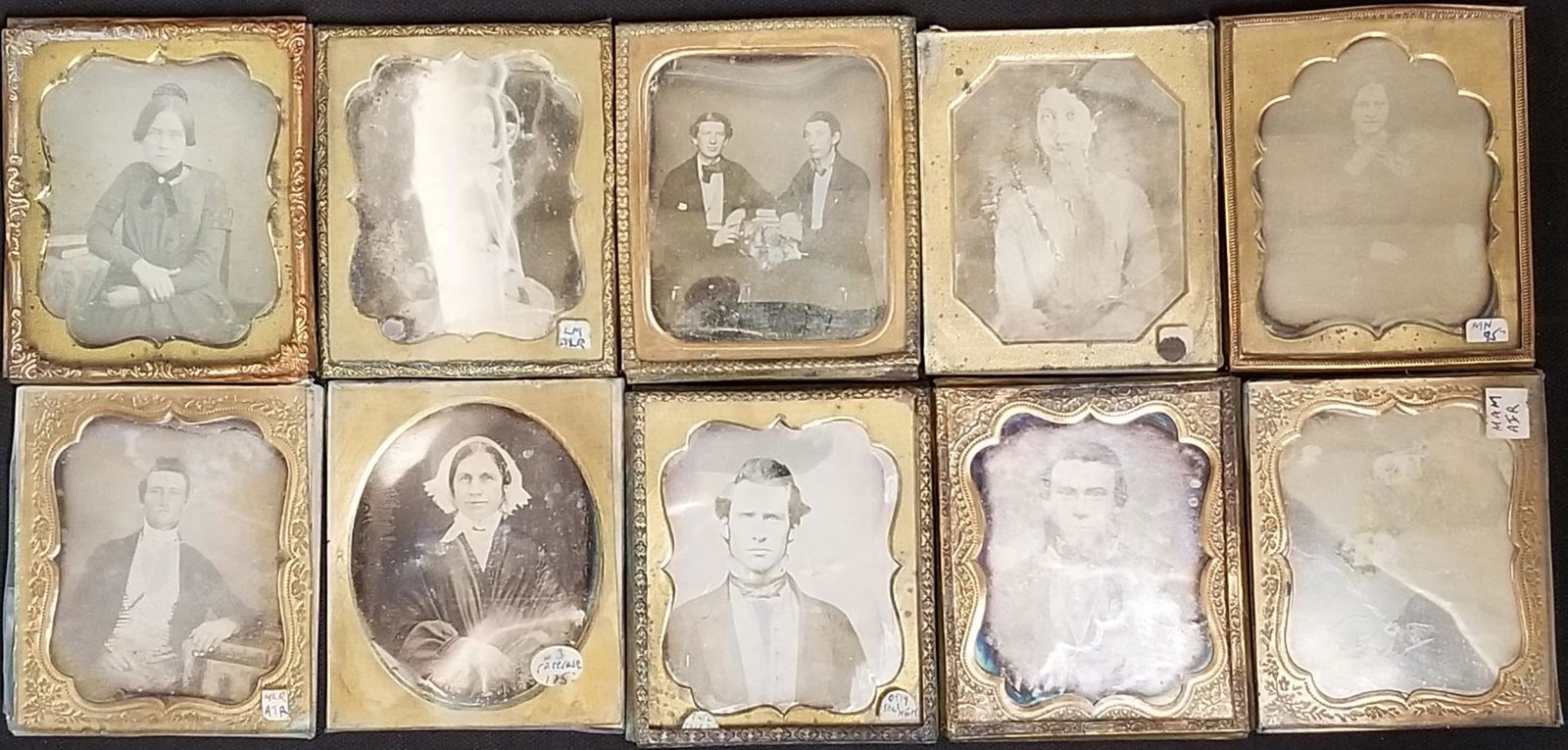 Lot of (10) Daguerreotypes. (1 of 6)