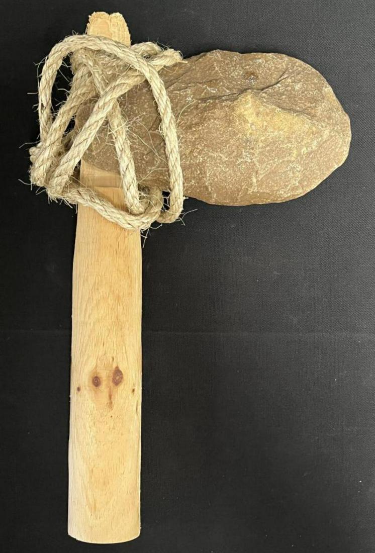 Upper Acheulean Hand Axe / Club (1 of 3)