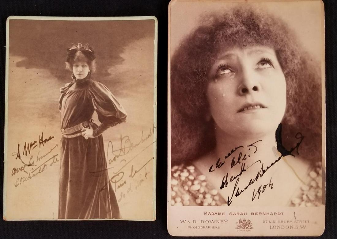 (2) Sarah Bernhardt Autographs (1 of 4)