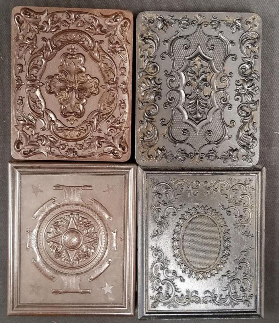 Photographica. Lot of (4) 1/4 Plate Union Cases (1 of 5)