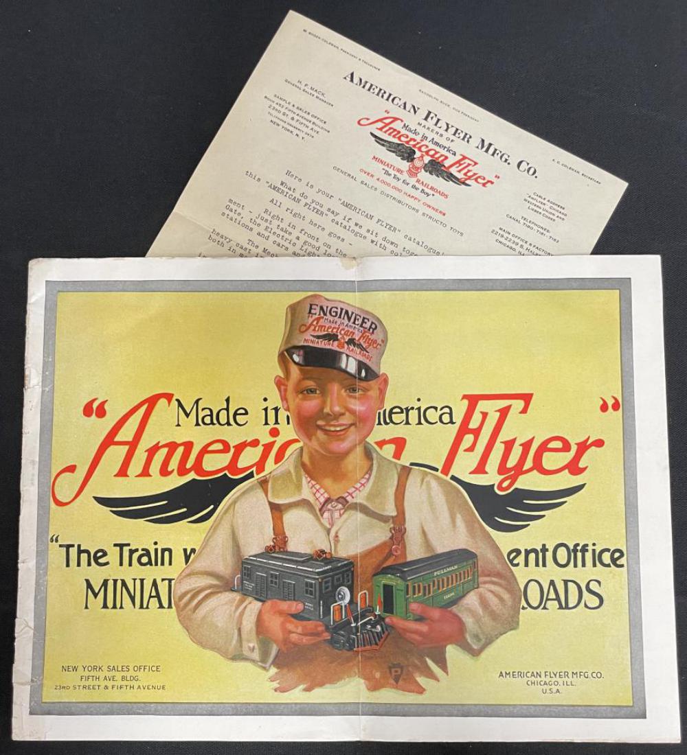 Scarce 1924 American Flyer Catalog (1 of 4)