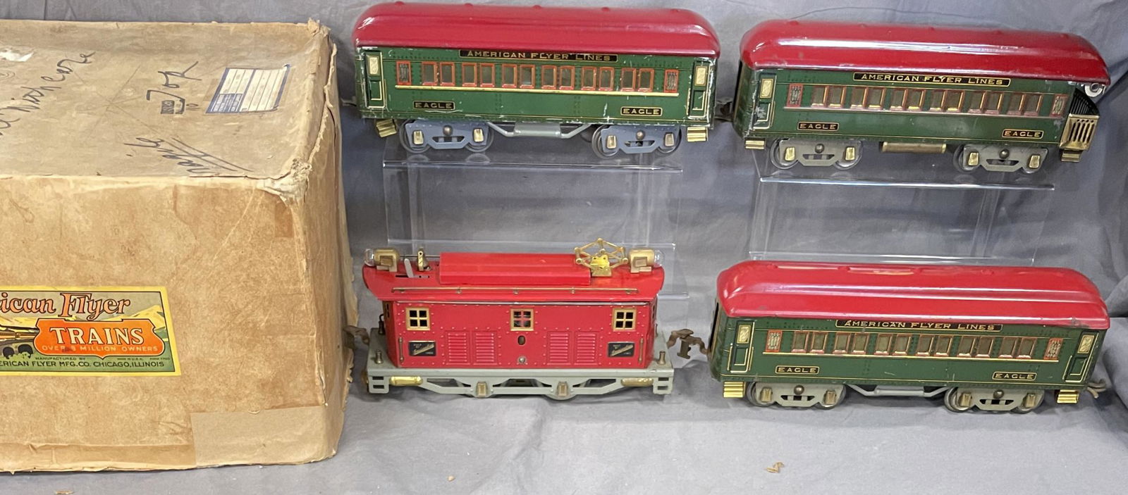 Unusual Boxed American Flyer ST GA Eagle Set (1 of 7)
