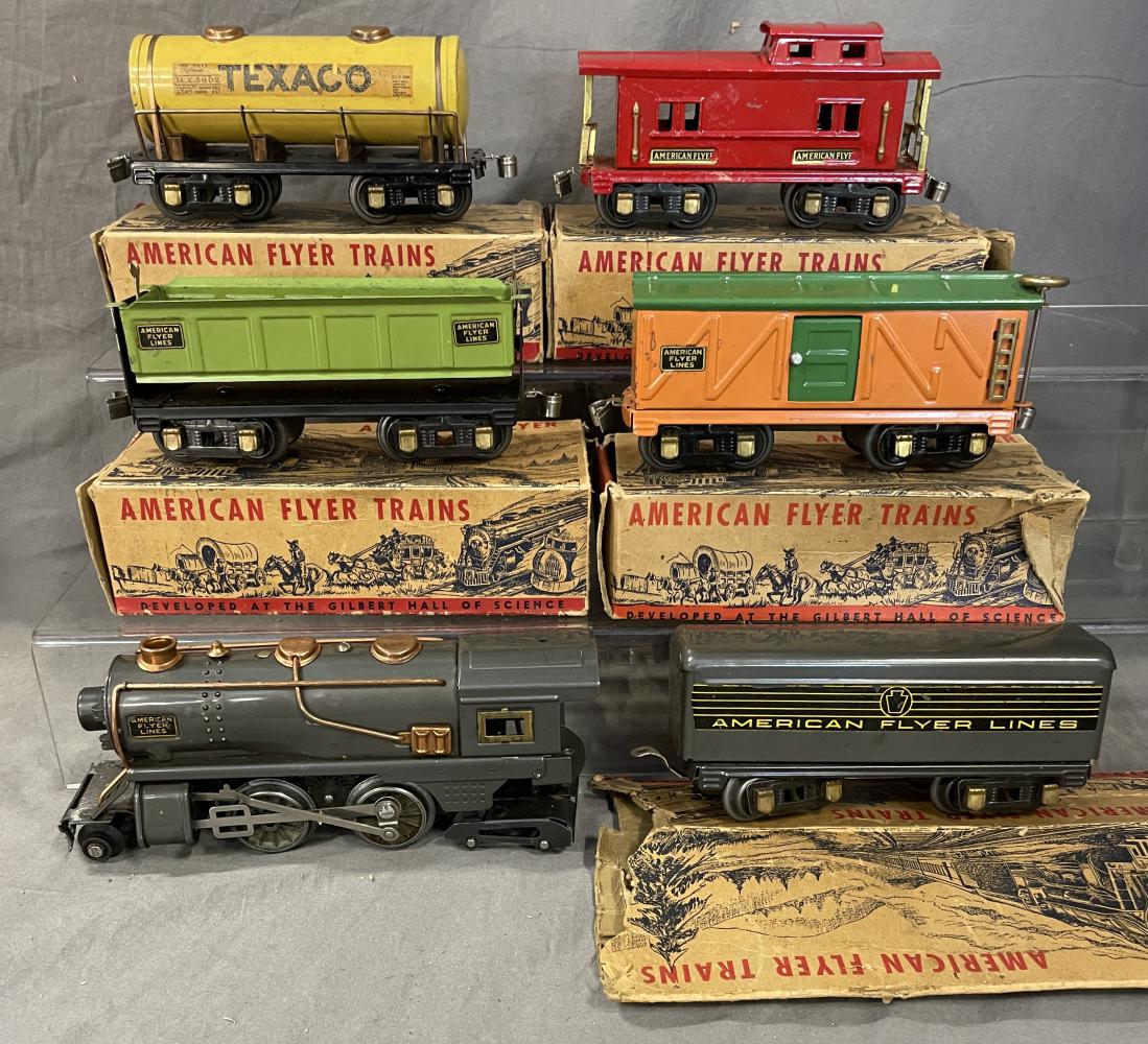 6pc American Flyer 401 Steam Freight Set (1 of 4)