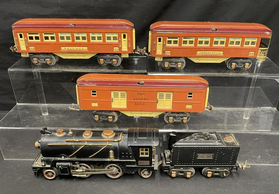 1933 Lionel Steam Passenger Set (144E) (1 of 4)