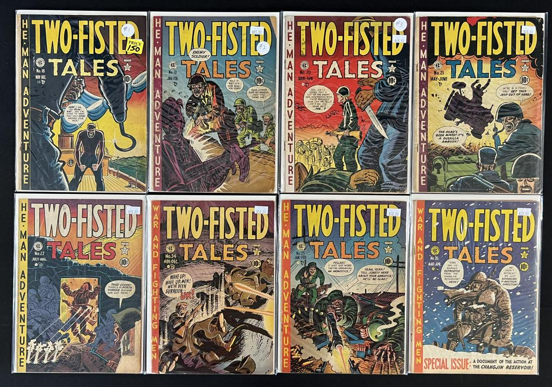 Two-Fisted Tales #18-41, Near Complete, EC 1950-55 (1 of 3)