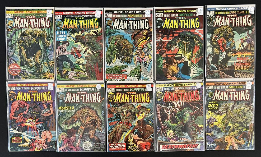 Man-Thing #1-22 Complete Run, Marvel 1974-75 (1 of 2)
