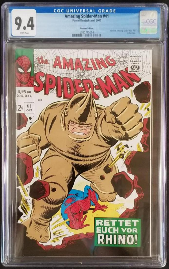 German Edition, Amazing Spider-Man #40-42, CGC (1 of 2)