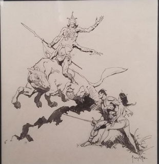 Frank Frazetta "A Princess of Mars" Illustration | Philip Weiss
