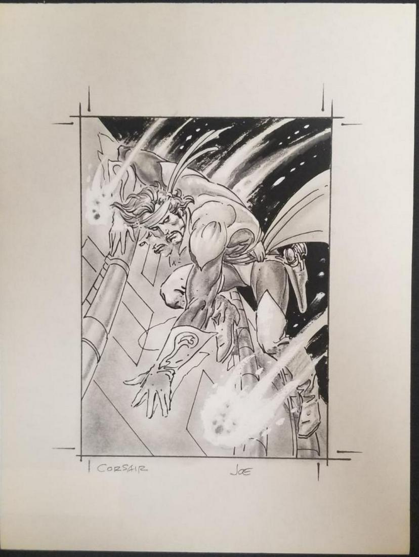 Joe Kubert. Pen, Ink and Pencil. Character Drawing (1 of 2)