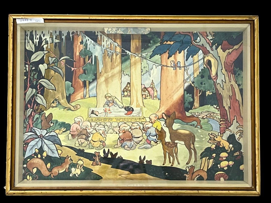 Original Watercolor Illustration Snow White (1 of 4)