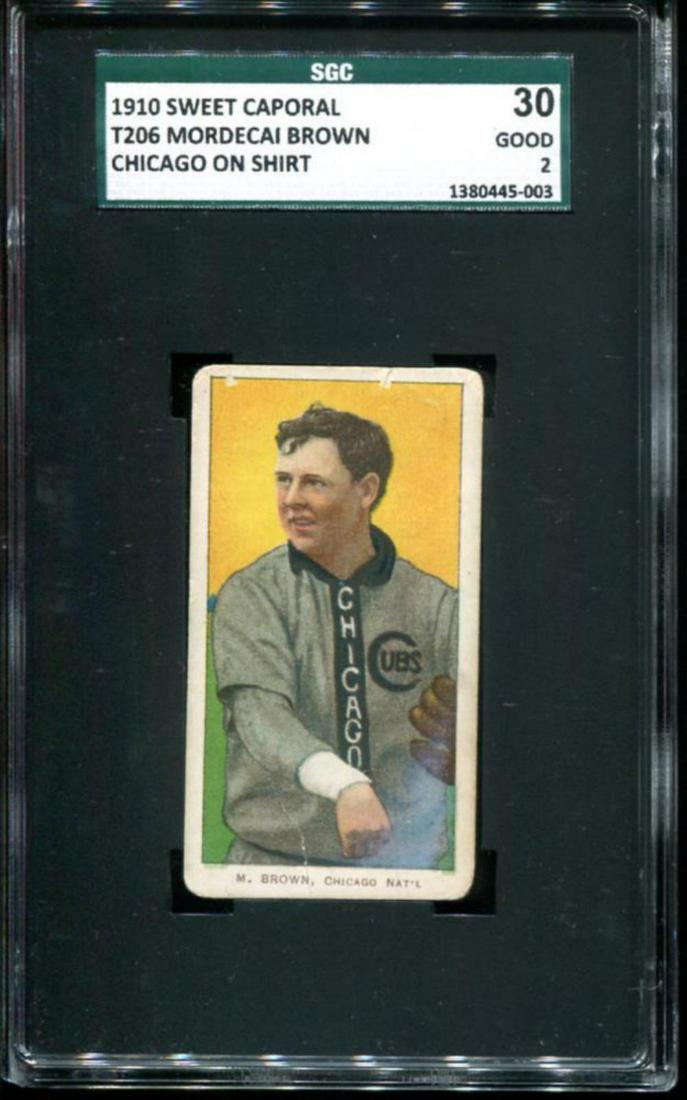 T-206 Mordecai Brown Sweet Caporal Back (1 of 2)