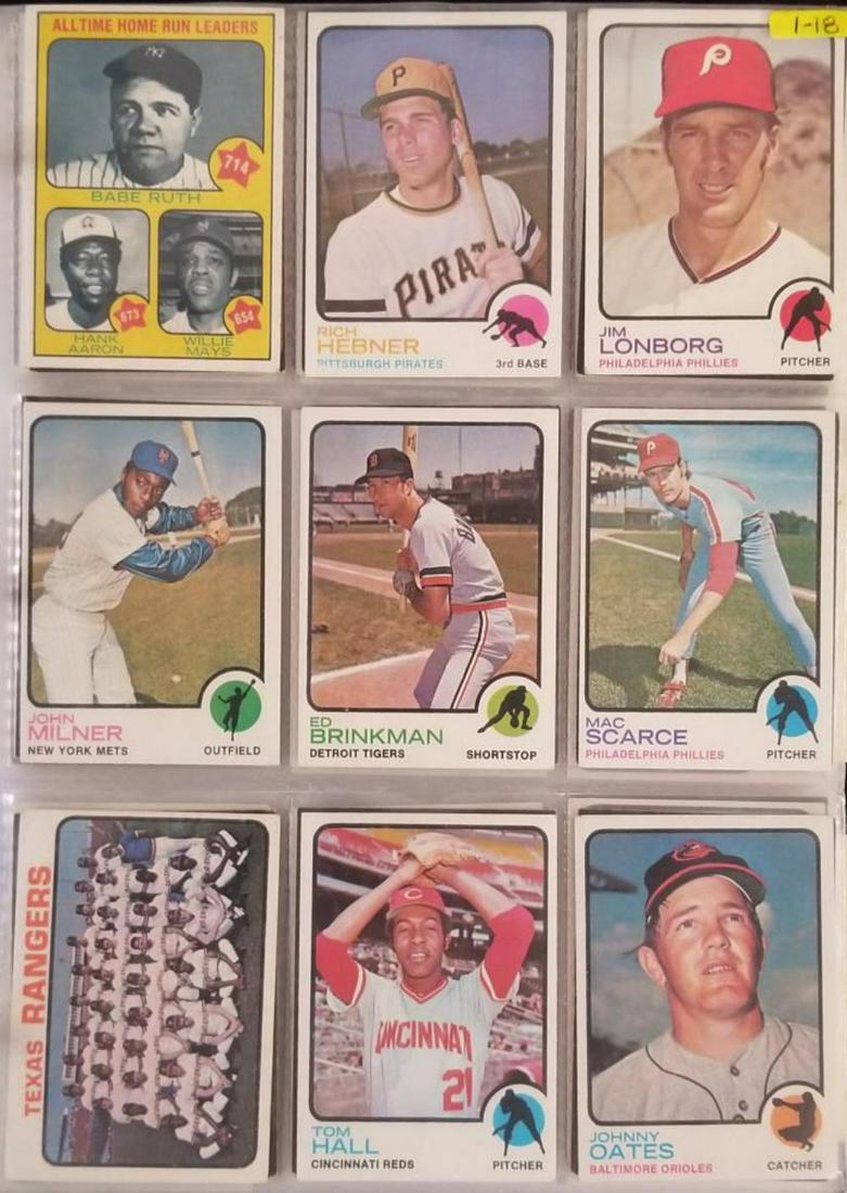 1973 Topps Baseball Complete Set (1 of 8)