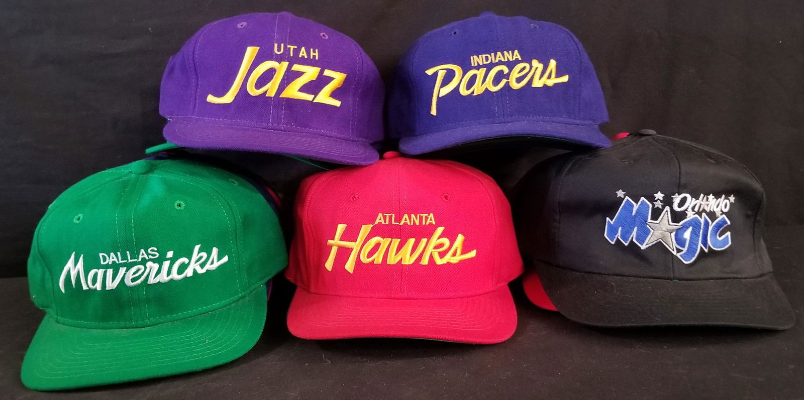 Collection of 29 NBA Basketball Snapback Hats (1 of 5)