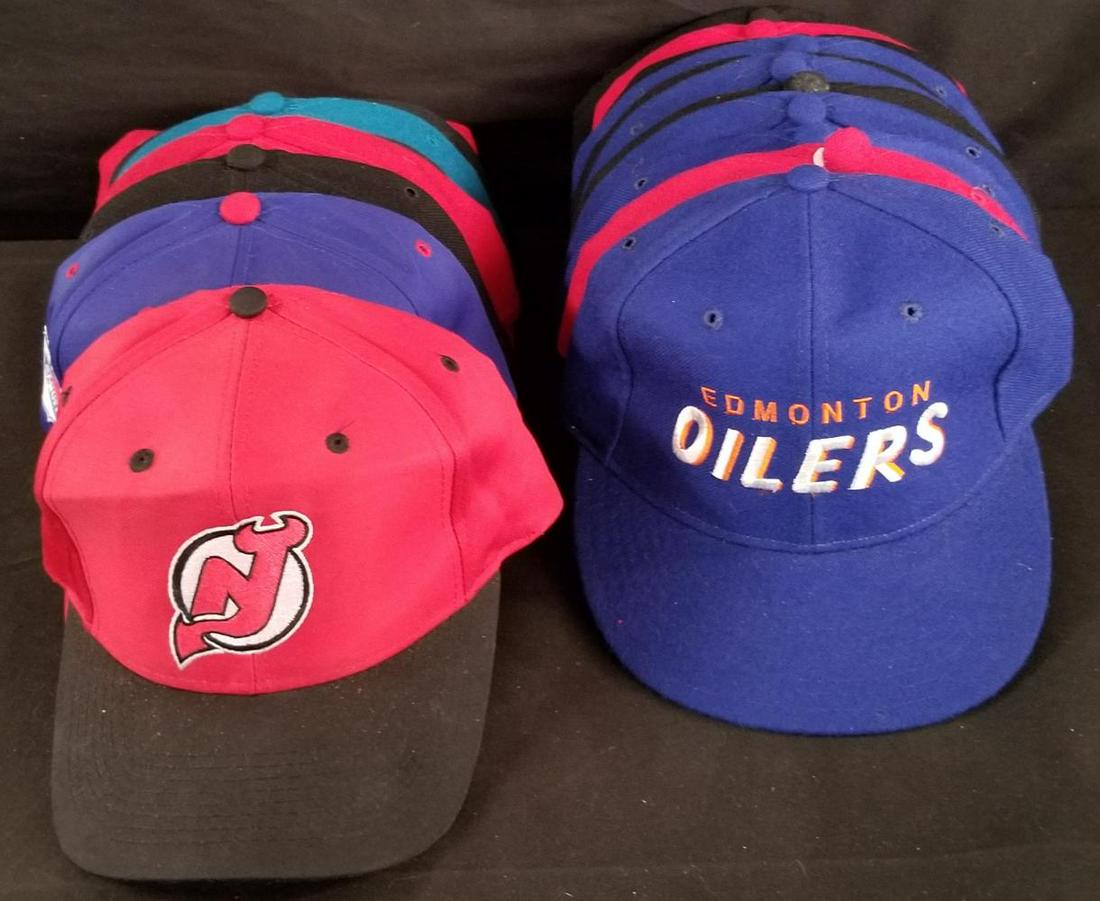 Collection of 20 NHL Hockey Snapback Hats (1 of 4)
