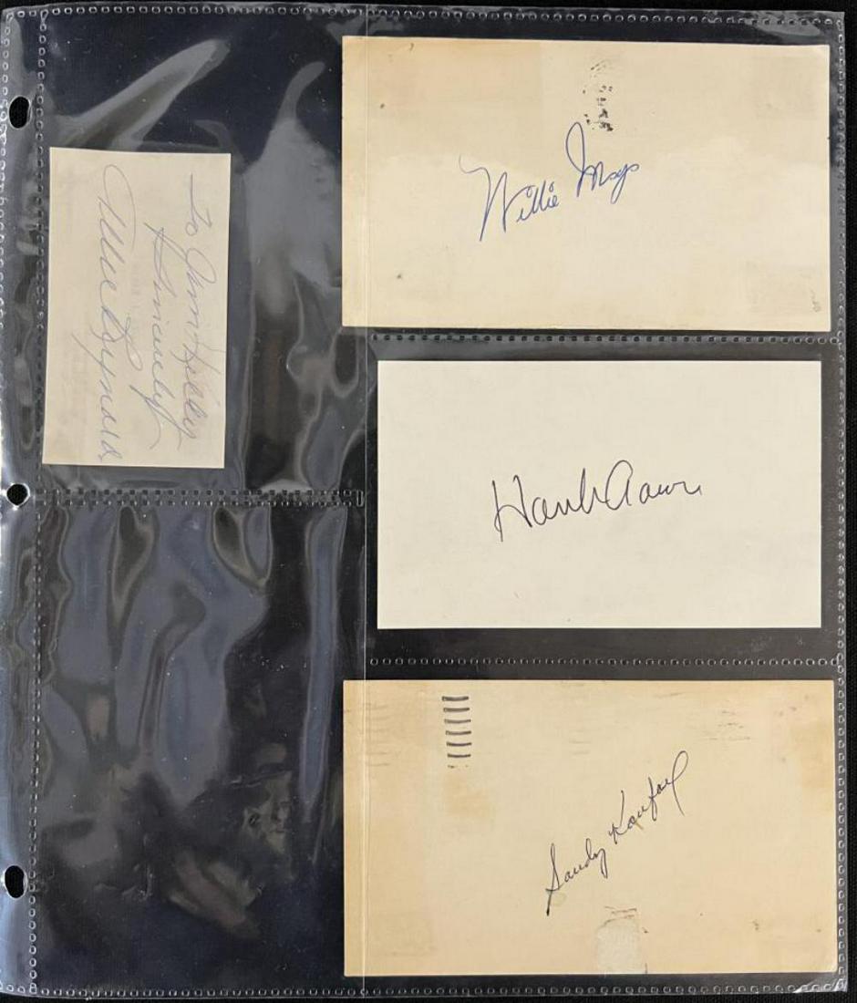 Album of Signed Sports Cards and Autographs (1 of 10)