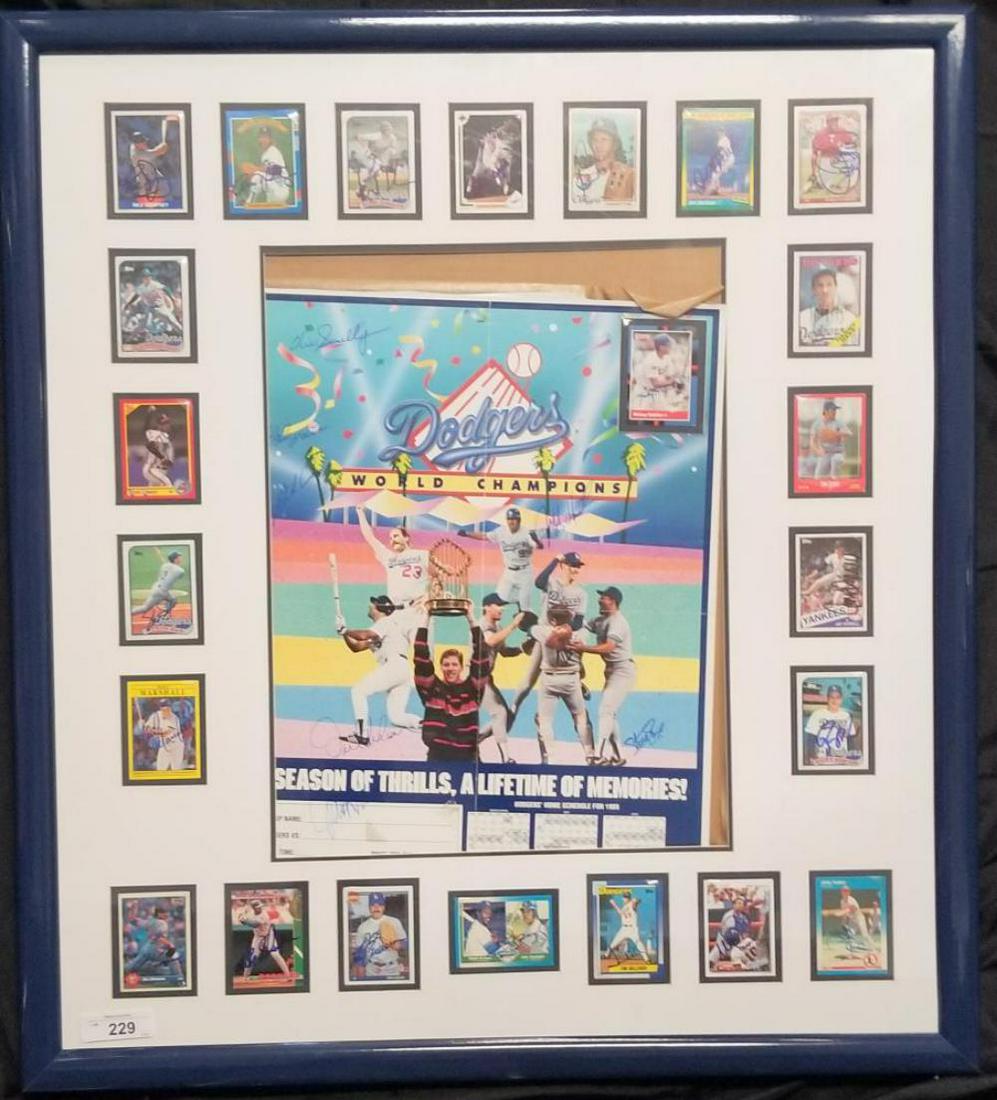 Autographed Baseball Cards & Poster (1 of 16)