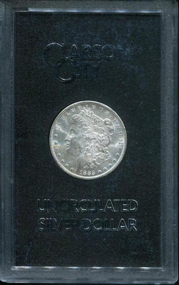 1885-CC Uncirculated Morgan Silver Dollar (1 of 3)