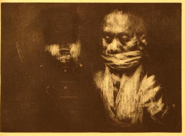 LITHOGRAPH JACK LEVINE SIGNED & NUMBERED: NICE ORIGINAL LITHOGRAPH BY JACK LEVINE (AMERICAN). SIGNED AND NUMBERED IN PENCIL 31/100. APPROX. 20" X 18".