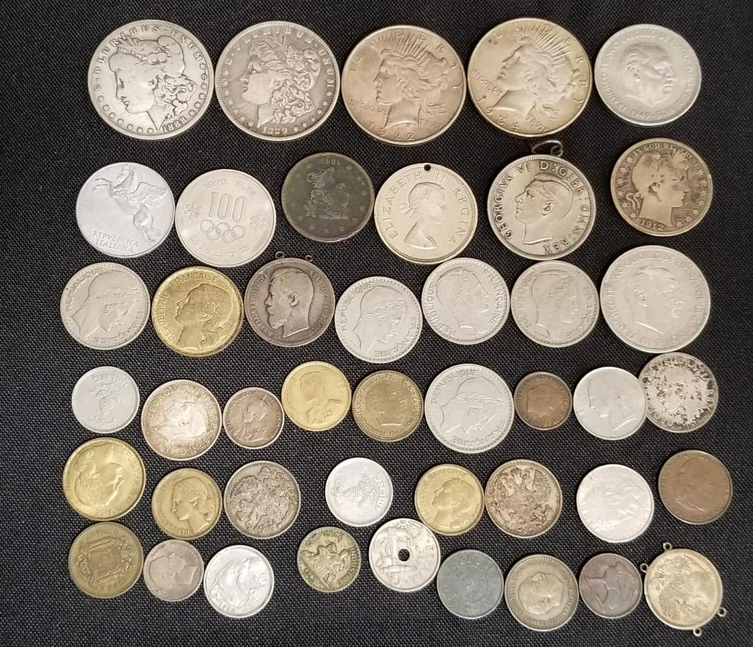 U.S. and Foreign Coin Lot. (1 of 3)