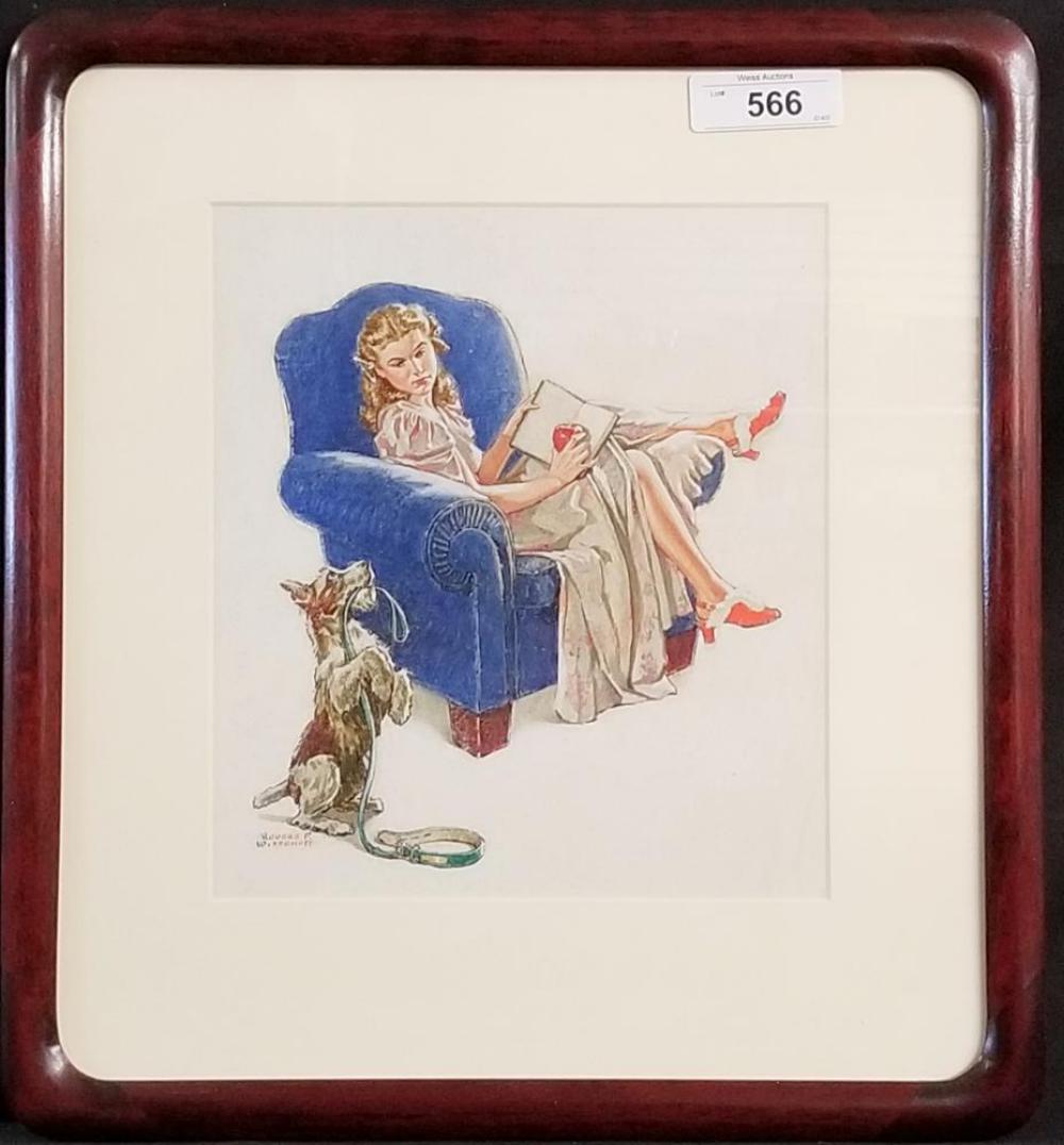 Revere F. (Wistey) Wistehuff (1900 - 1971) Oil. (1 of 3)