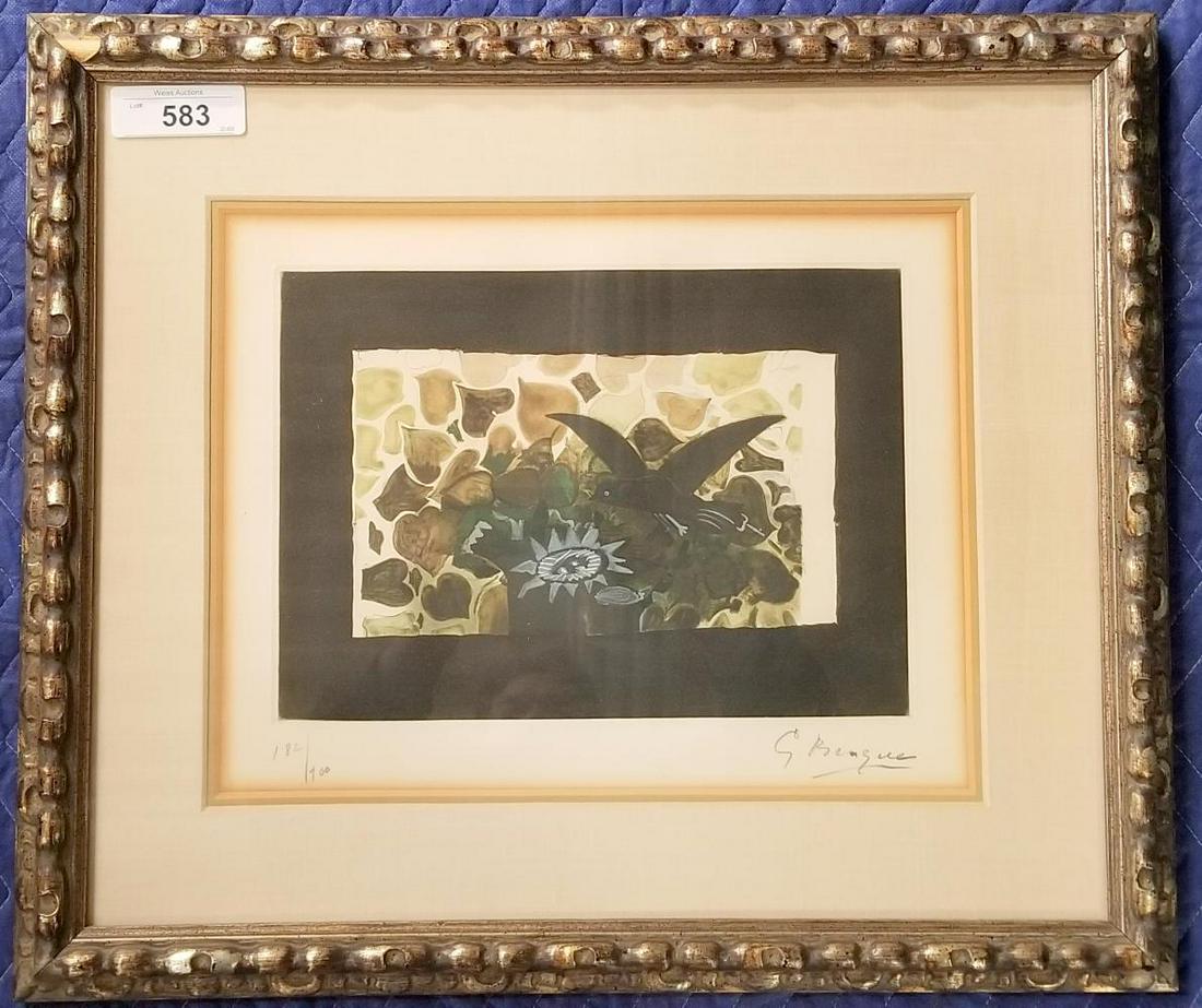 George Braque. Lithographed Signed (1 of 4)