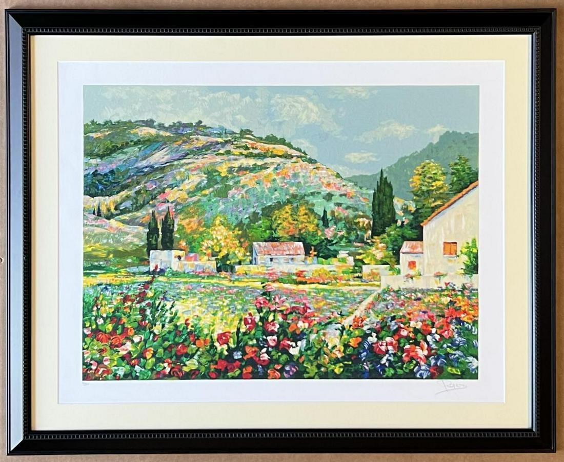Alex Perez, Signed Serigraph "Fields of Color" (1 of 4)