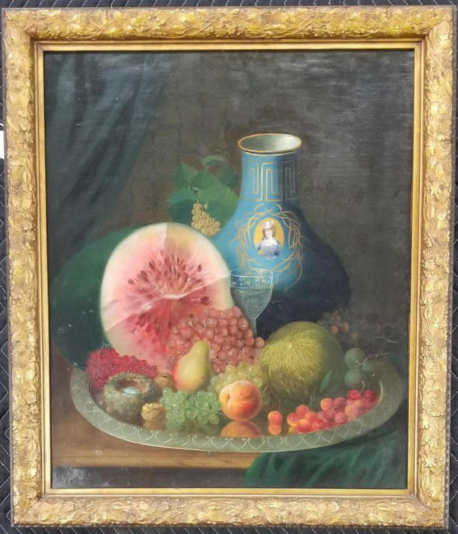 George E. Forster, Oil on Canvas, Fruit Still Life (1 of 4)
