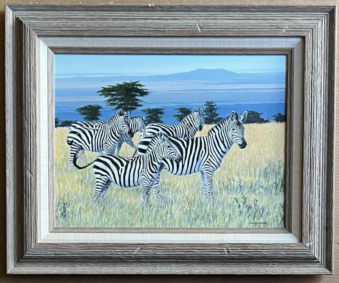 Jim Kasper (20th century) American Acrylic. (1 of 3)