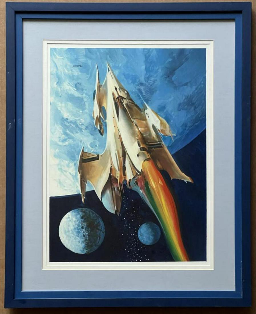 John Conrad Berkey (1932 - 2008) Acrylic. (1 of 3)