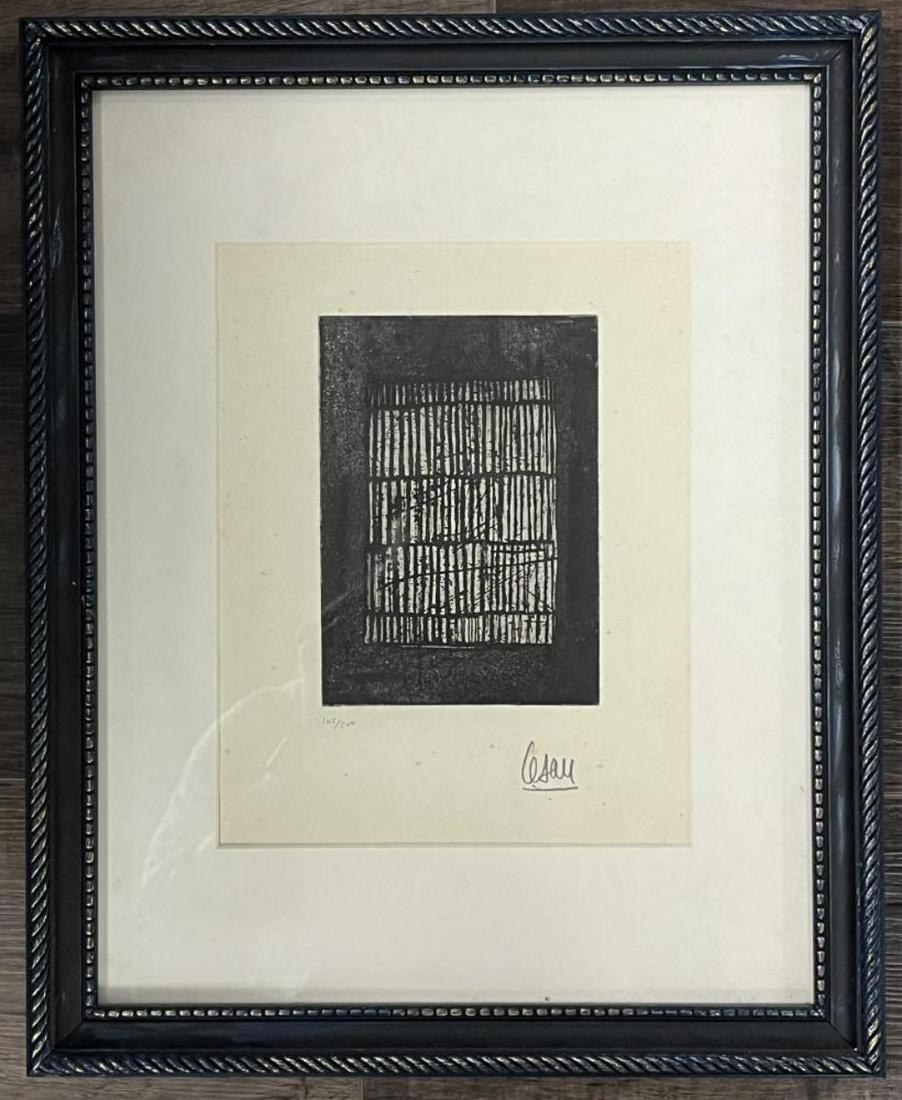Cesar Baldaccini, Untitled, Signed Etching (1 of 3)