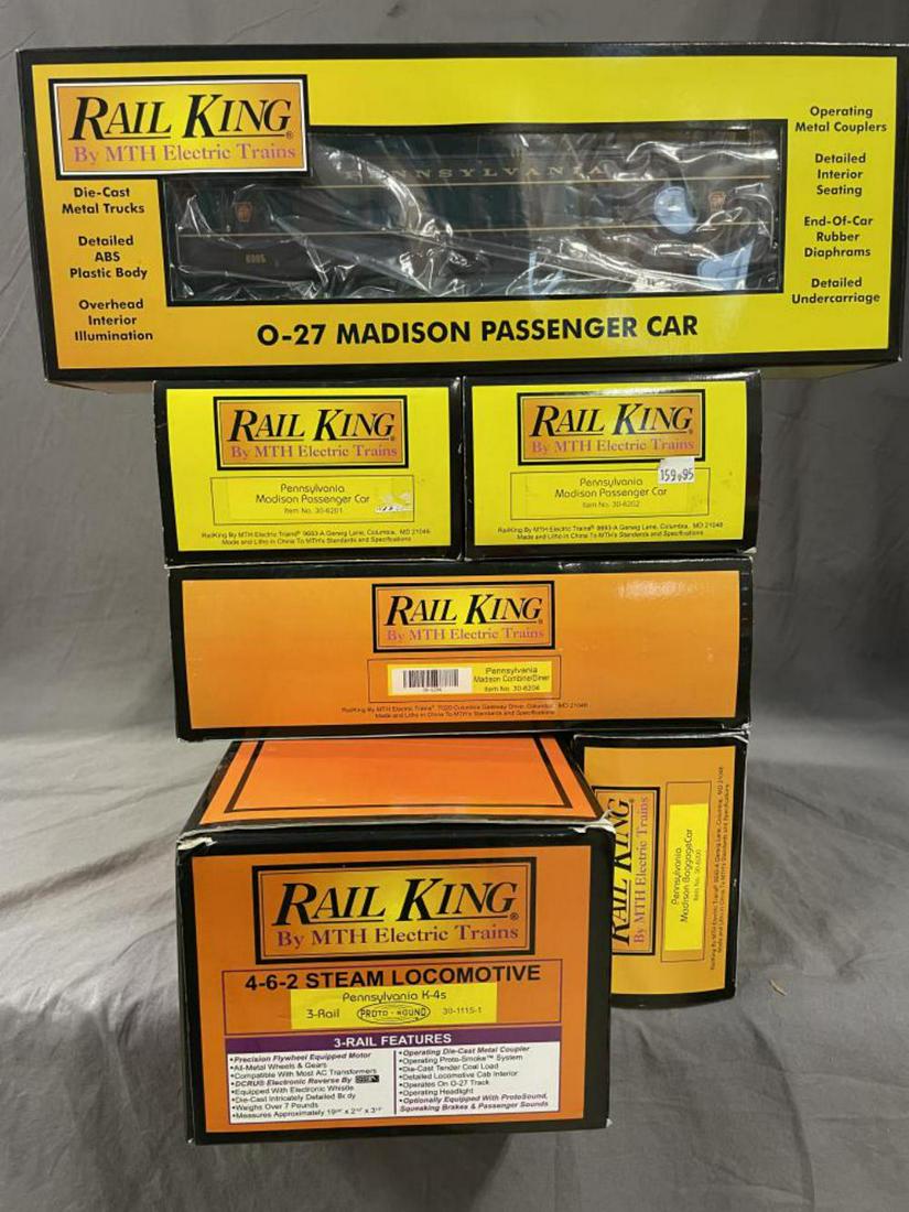 MTH RailKing PRR Steam Passenger Set (1 of 3)